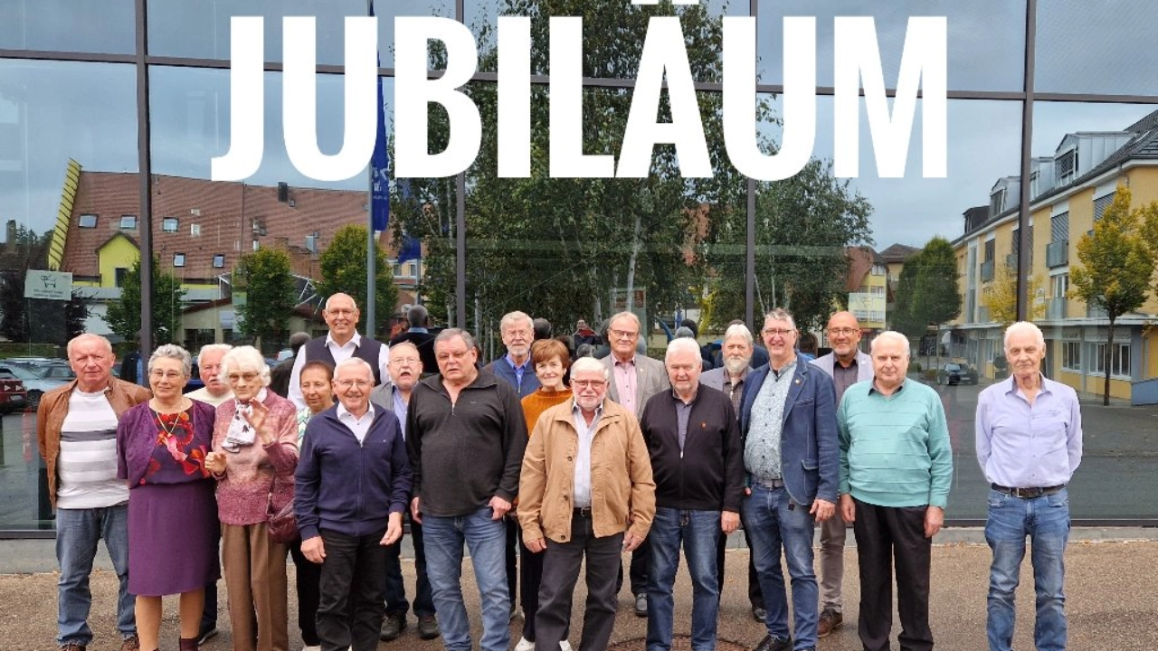 Unsere Mitgliederfeiern 50-jähriges Jubiläum.