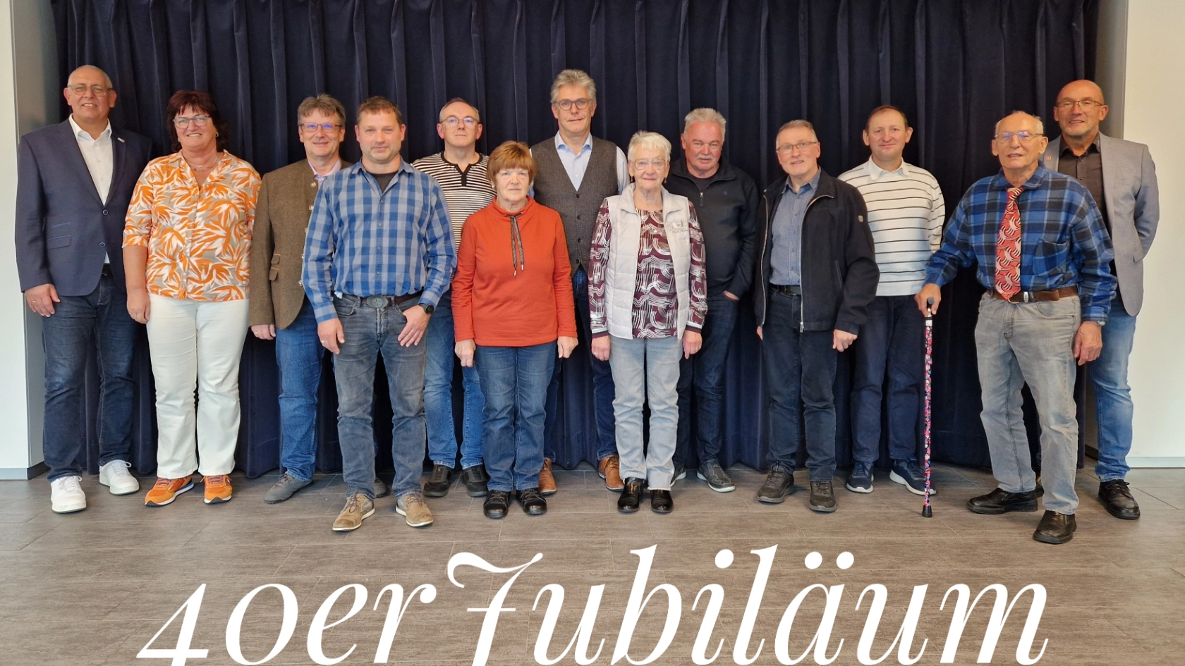 Das Foto zeigt unsere Jubilare mit 40 Jahren IG Metall Zugehörigkeit.