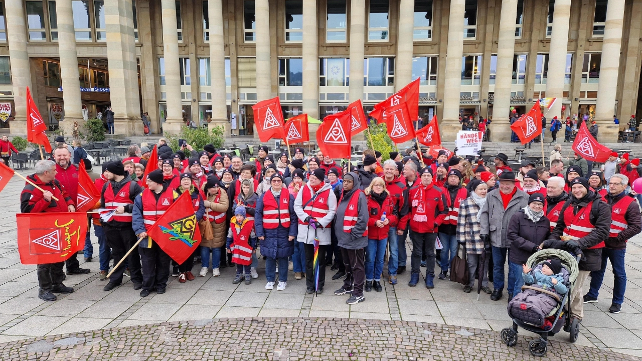 Stuttgart Aktionstag! VS steht Kopf.