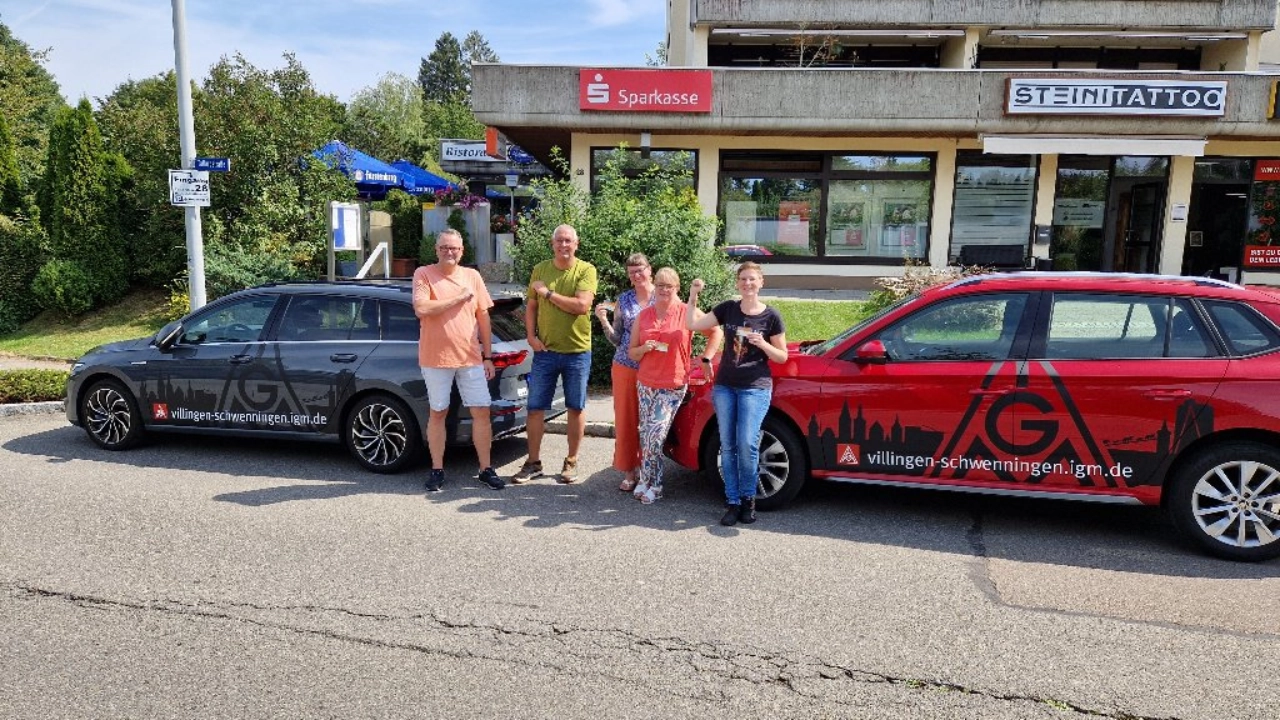 Unser Team auf dem Weg.