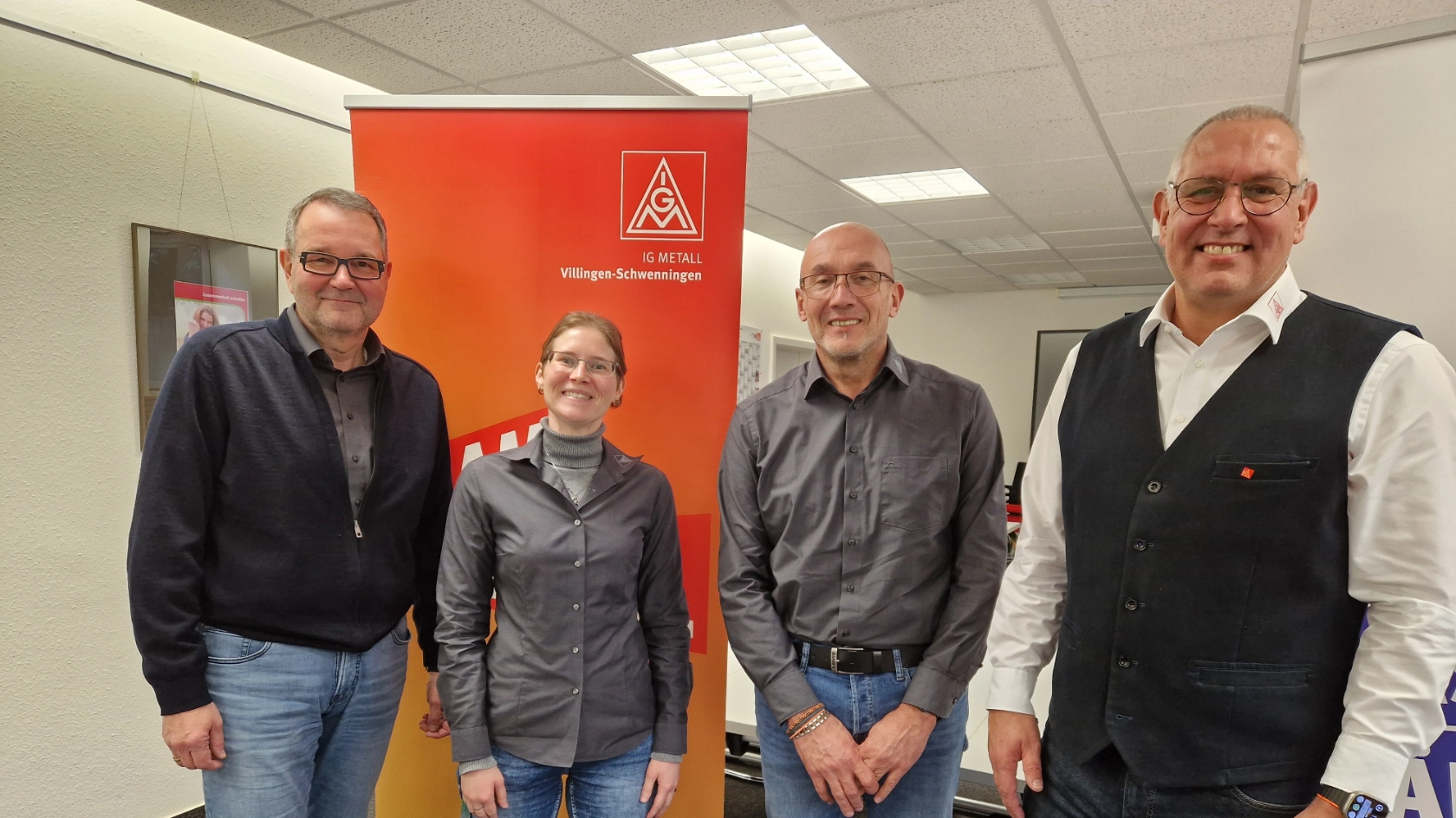 Ein Teil unseres Teams beim Pressefrühstück