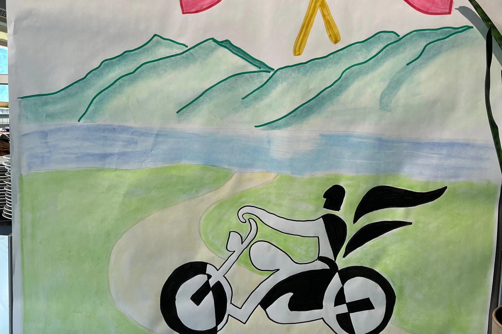 Flipchart Worker Wheels