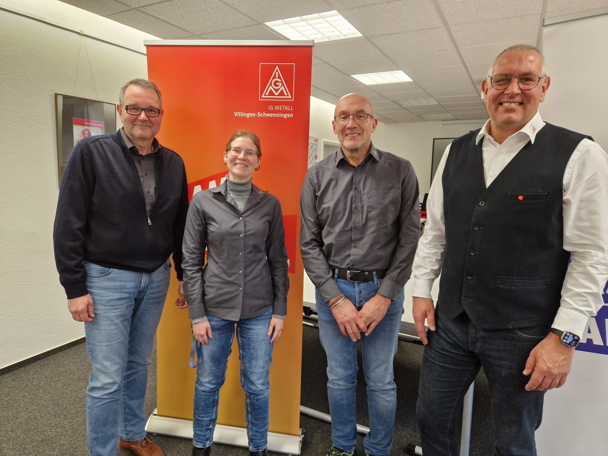 Ein Teil unseres Teams beim Pressefrühstück