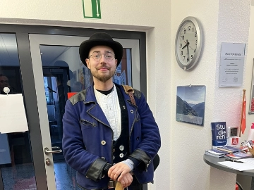 Wandergeselle zu Besuch