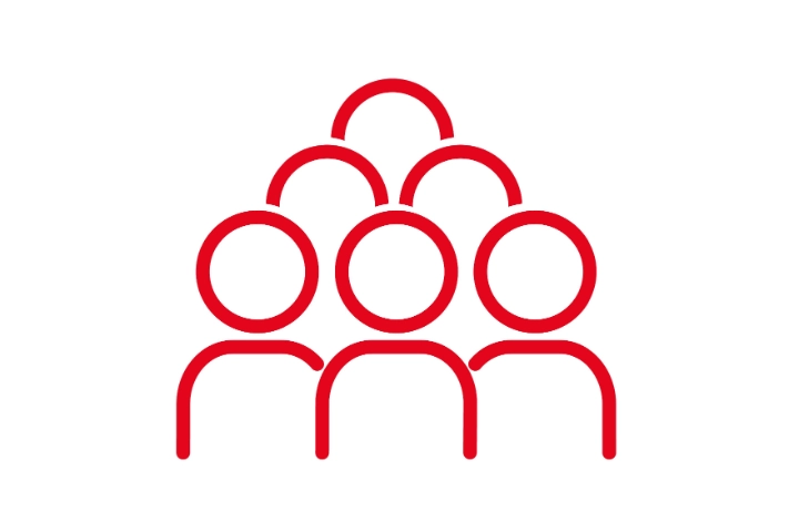 Das ICON zeigt eine Gruppe Menschen
