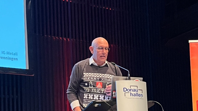 Thomas Bleile am Mikrofon