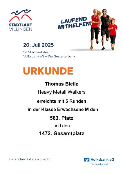 Urkunde Thomas